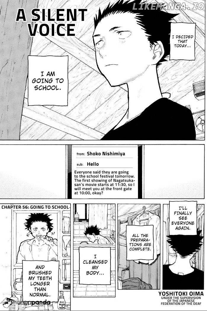 A Silent Voice, Chapter 56 image 02